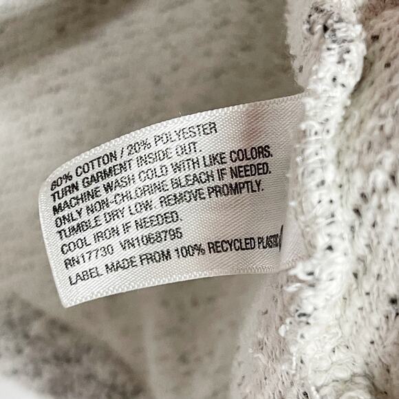 A New Day Medium M Heather Gray Boucle Textured Cowl Neck Sweater Cozy Casual - Picture 8 of 8